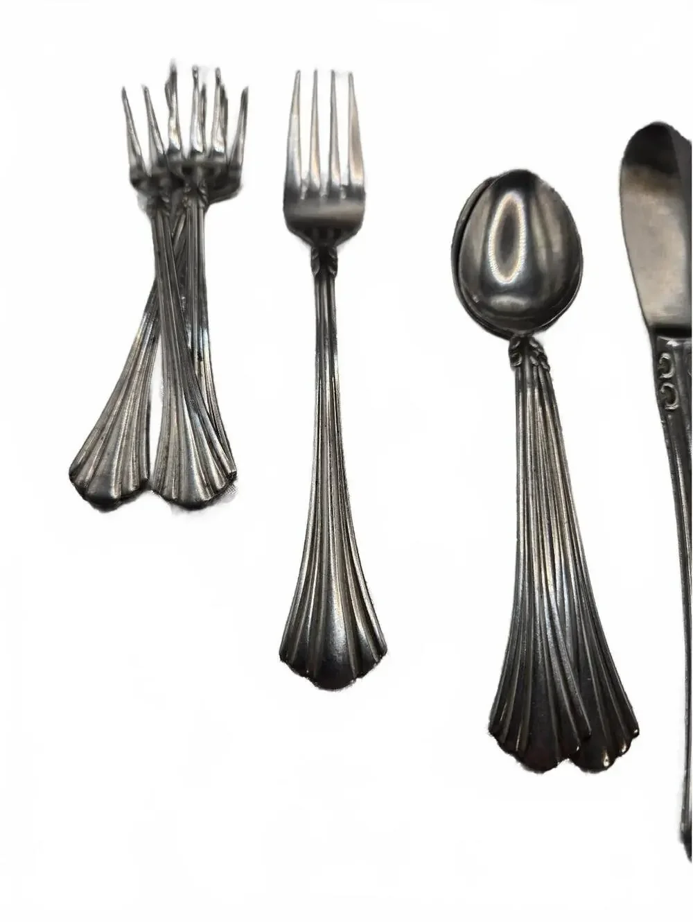 Vintage Marketplace MPF7 stainless steel, Flatware Set, 17 Pieces